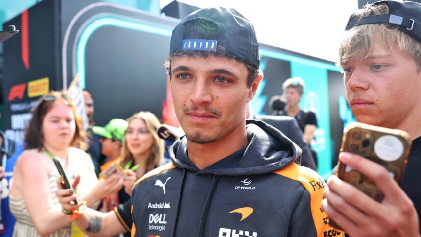 Norris at Silverstone