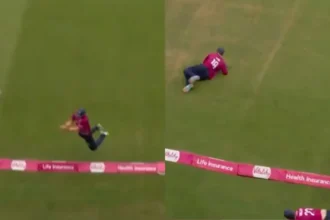 Watch: David Willey, Saif Zaib pull off one of cricket