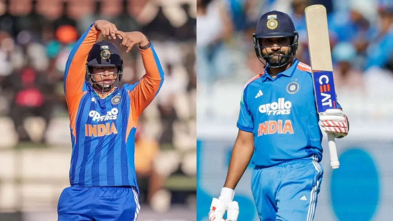 Vaibhav Sooryavanshi And Rohit Sharma