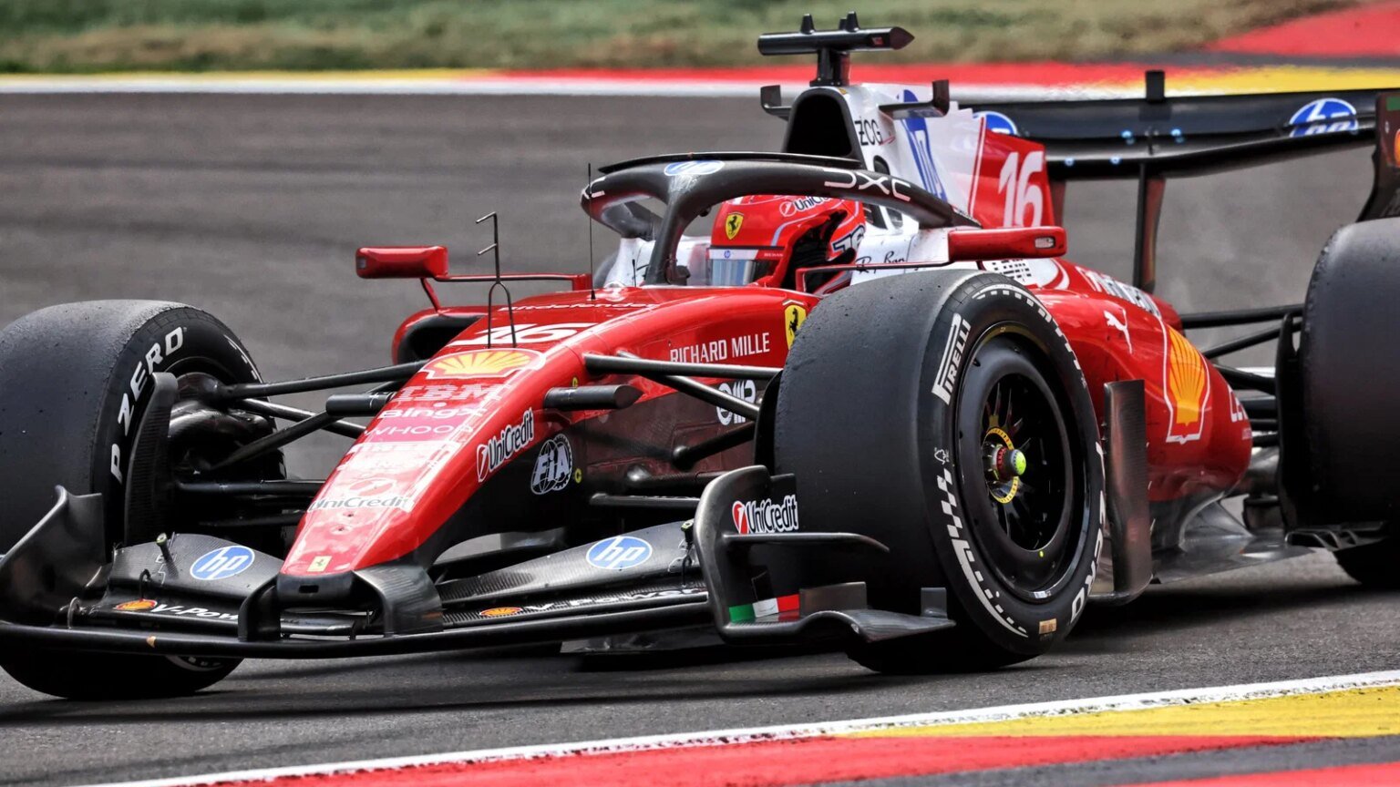 Leclerc claimed a strong second at Spa