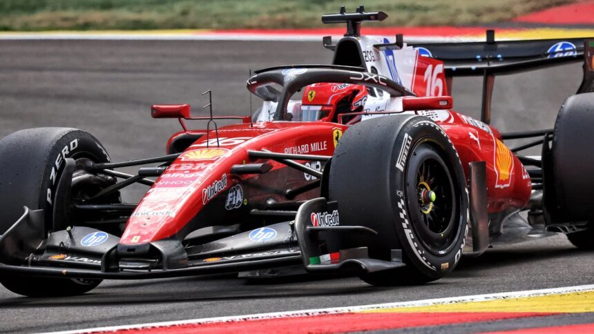 Leclerc claimed a strong second at Spa