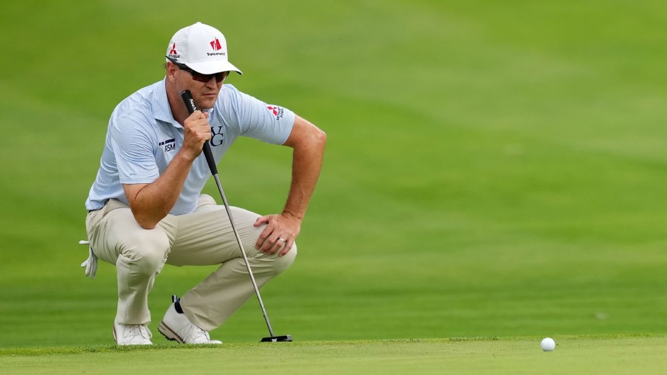Zach Johnson shoots a 63 to take a 4-stroke lead at Firestone Club