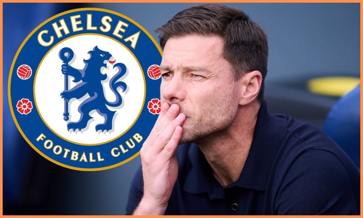 Xabi Alonso and Chelsea badge